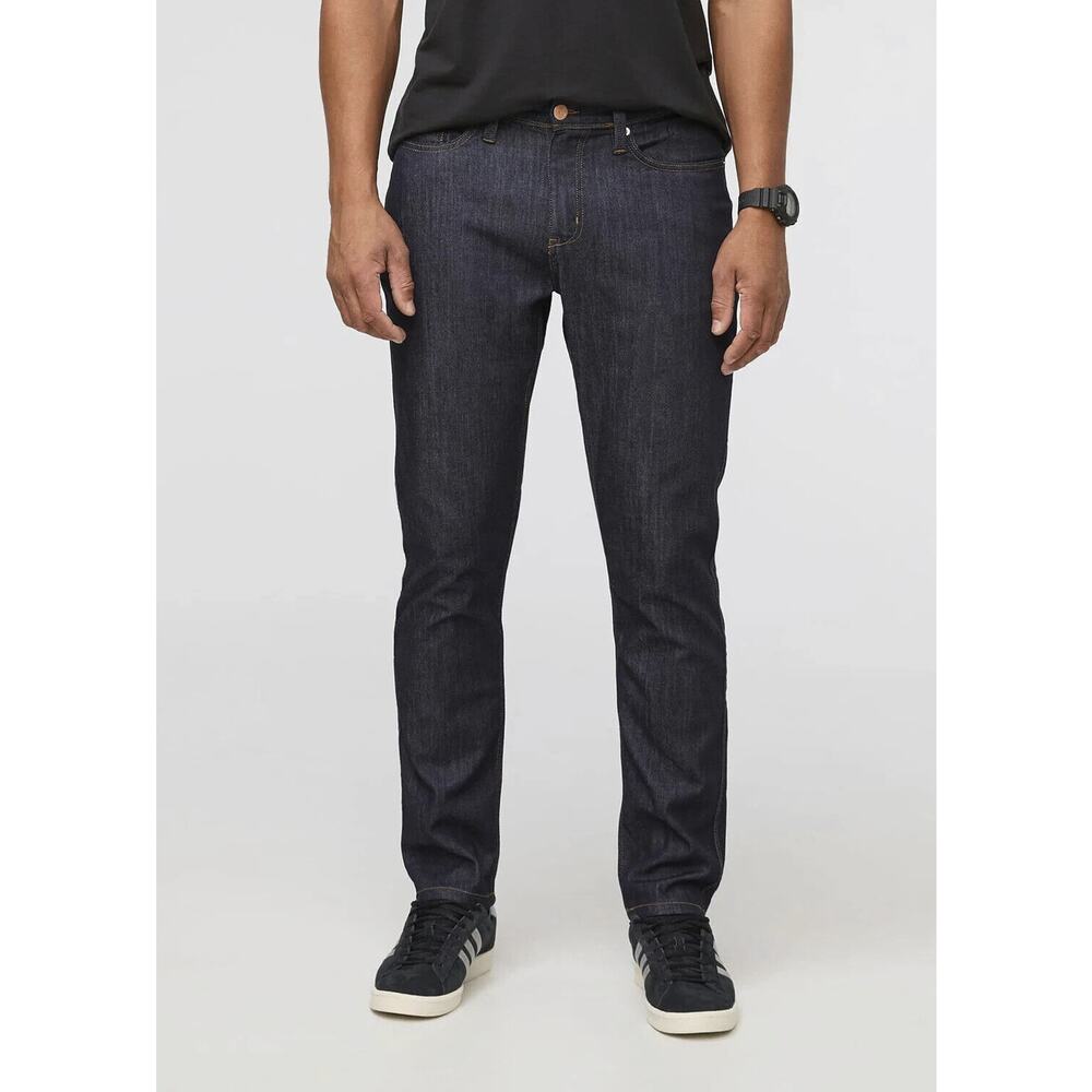 DU/ER L2X Relaxed Taper Jeans Men's Size 32 X 30 Dark Performance Stretch DUER - Picture 1 of 15